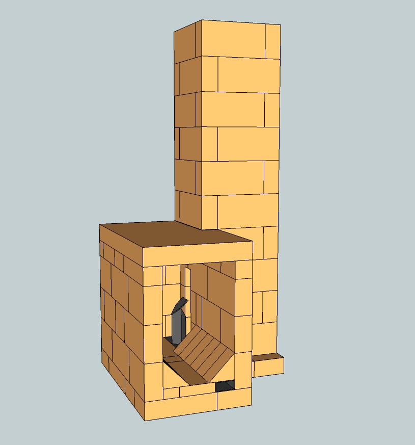 Brick sidewinder batch box rocket, simple build